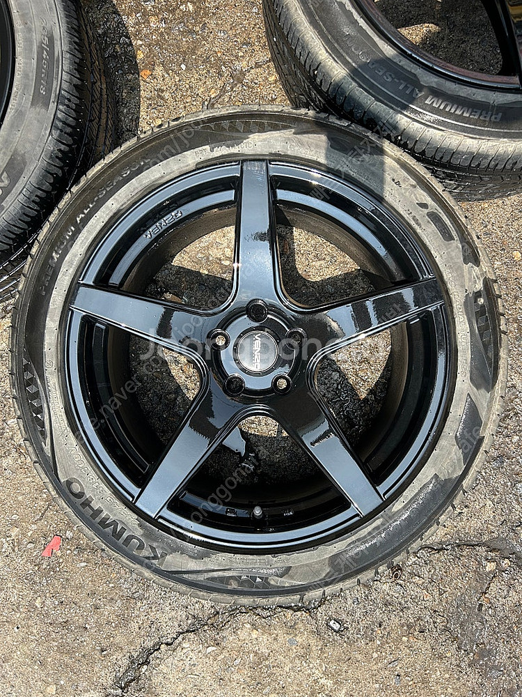 현대 기아 올란도 크루즈디젤 윈스톰 등 18인치 휠타이어--5