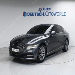 제네시스 더올뉴 G80 중고 G80 중고자동차 검정색 2021년식 2.5 가솔린 터보 2WD 기본형 중고차구매