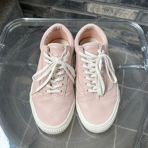 반스 올드스쿨 천연가죽 세피아로즈 225