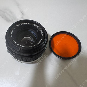올림푸스 주이코 50mm f1.8 올드렌즈 팝니다 (om10 드려요)