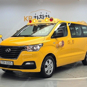 어린이보호차량 더 뉴 그랜드 스타렉스 중고차 노란색 2019년식 28,000km 어린이보호차 LPi 15인승 중고차싸게 사는법