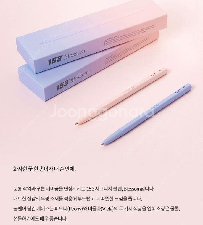 모나미 153 블라썸 유성볼펜 0.7mm, 백운기의 정...--1