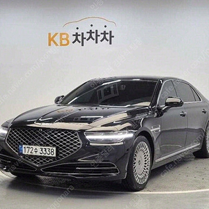제네시스 G90 중고 제네시스 중고 가격 검정색 2021년식 3.8 GDI AWD 프레스티지 중고차카페