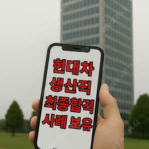 현대차 생산직 최종합격! 자소서·자기소개서 대필·대행·첨삭! 24시간 실시간 컨설팅으로 합격률 극대화