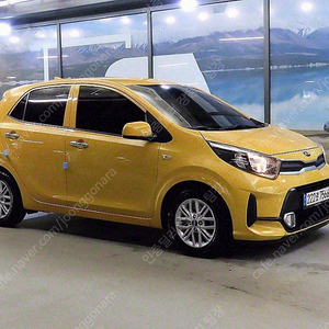 경차 중고 모닝 중고차 시세 기아 중고차 노란색 2021년식 82,124km 프레스티지 중고차 할부조건