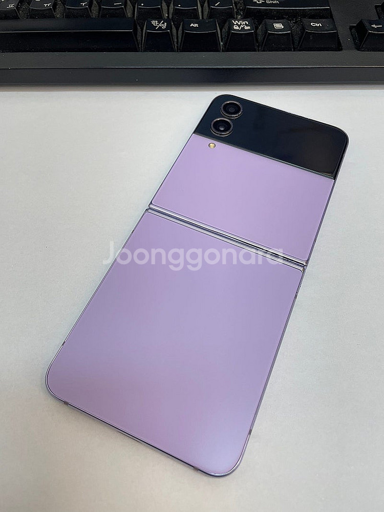 갤럭시Z플립4 보라 256GB 무잔상 상태좋은 중고24...--0
