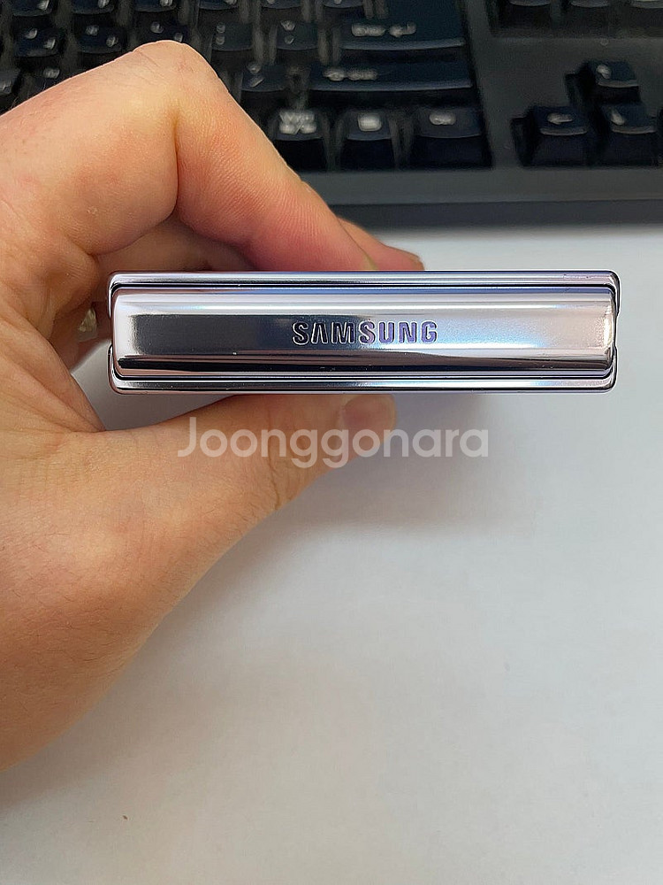 갤럭시Z플립4 보라 256GB 무잔상 상태좋은 중고24...--3