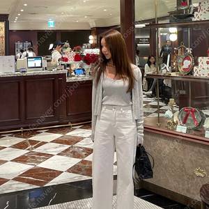 새상품/ 마이림 세미스 와이드 부츠컷 코튼 데님 오르 유메르 시에 그레이룸 공드린 엘보른