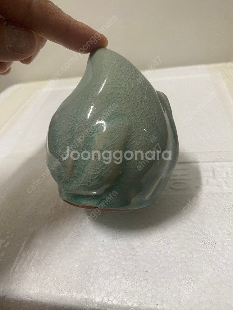 살구모양이 넘 앙증맞은 청자연적--6