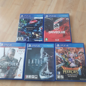 플스4 PS4 게임 5장 일괄 판매합니다.