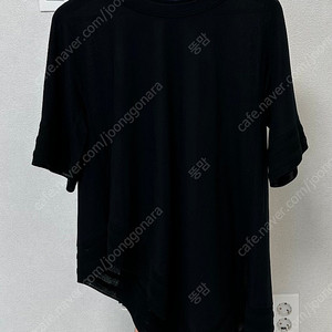 랑방컬렉션 언발란스 블랙 티셔츠 82사이즈/ 택포 35000