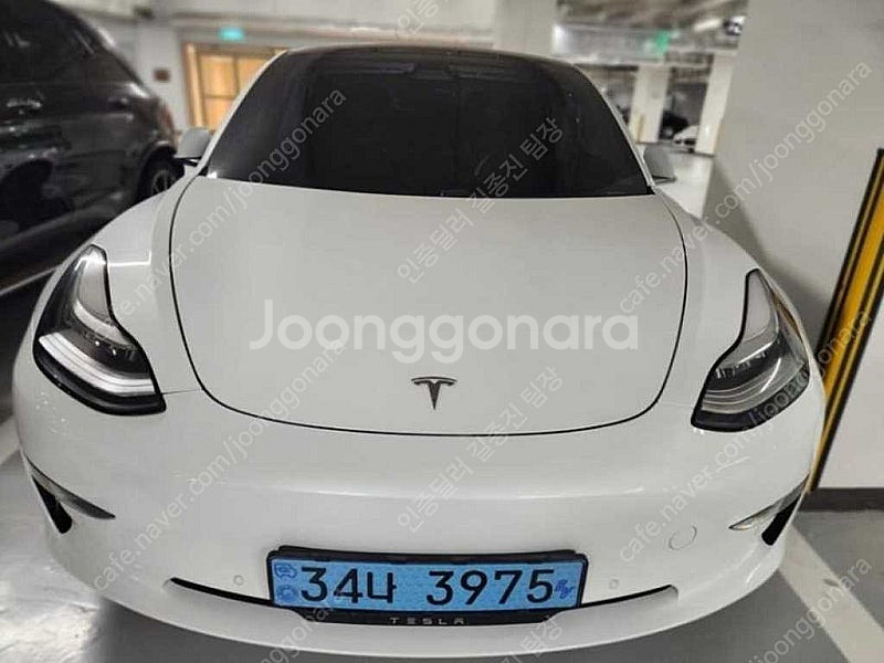 모델3 중고 테슬라 중고 흰색 2020년식 36,644...--0