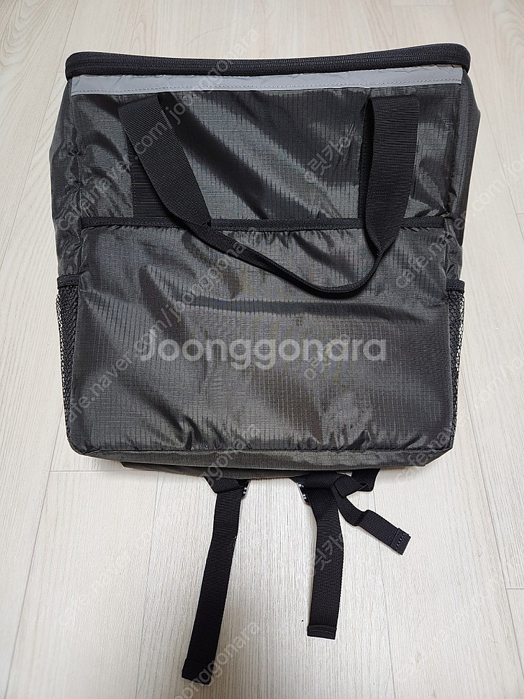 배민커넥트 가방 검은색 30L--0