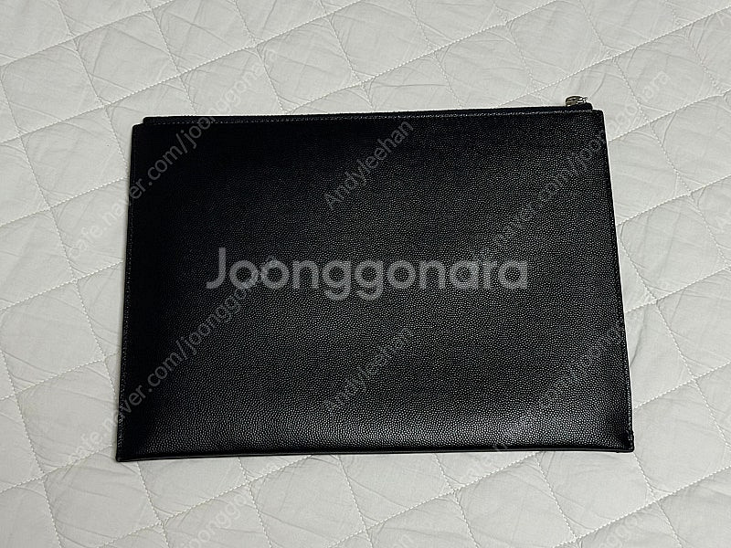 생로랑 블랙 클러치백 정품--1