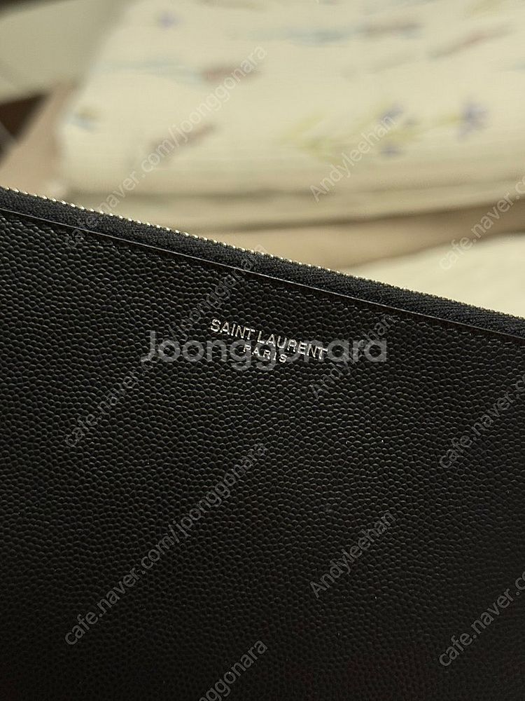 생로랑 블랙 클러치백 정품--2