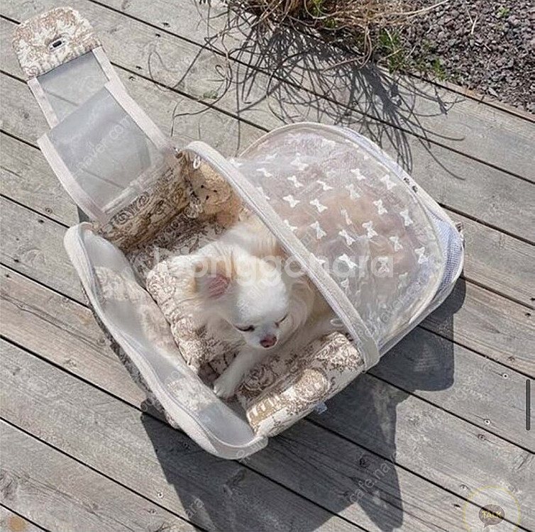 (미사용) 바비아나 아지백 큐브 시스루 확장형 / 강아...--4
