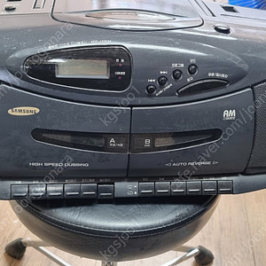 삼성 CD 라디오 더블카세트 플레이어 RCD-2030m