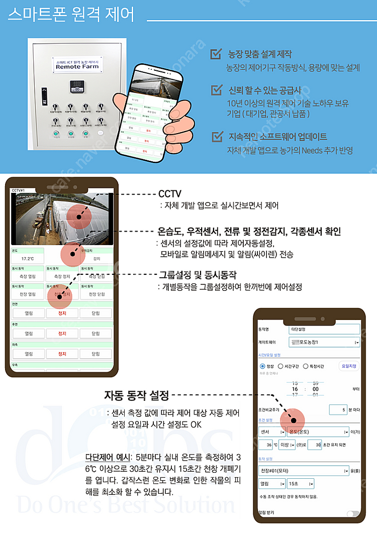 비닐하우스 원격 자동 개폐기 스마트팜 컨트롤박스--2