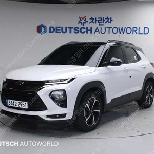 트레일블레이저 중고 쉐보레 중고승용차 흰색 2021년식 63,590km 2WD 1.3 터보 가솔린 RS 중고자동차
