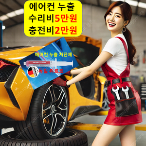 에어컨 충전 2만원/ 누출 수리5만원 자동차 안시원 안켜짐 원인 점검 바람 고장 수리 전문점 기간 금액 비용 기름 신냉매 교환 교체 주기 가격 오일 보충 부족 서울 부산 대전 광주