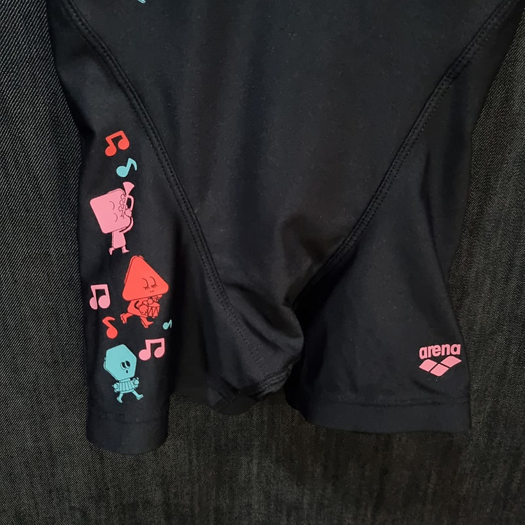 아레나 여아동 반신 실내수영복 65 (상태굿) 090902--1