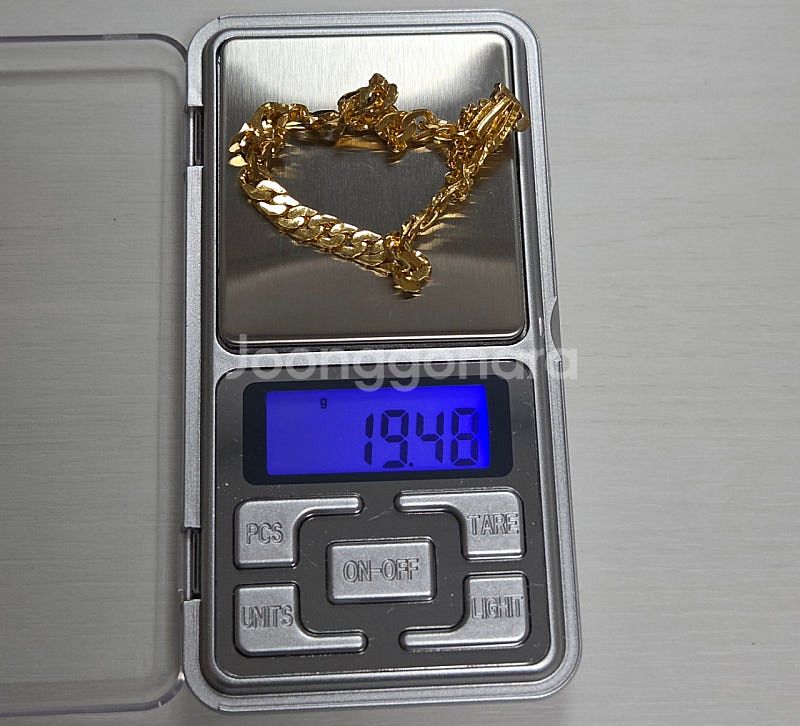 (미사용) 수앤진골드 베이직 체인 팔찌 24k 순금 1...--9