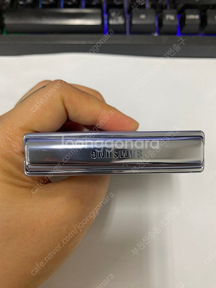 204368 SK 갤럭시Z플립4 블루 512GB 무잔상...--8