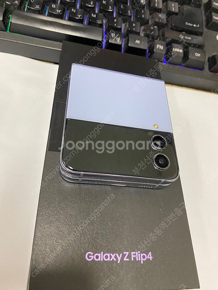 006818 갤럭시Z플립4 블루 SSS급 256GB 무...--1