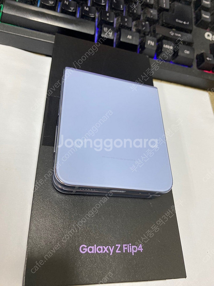 006818 갤럭시Z플립4 블루 SSS급 256GB 무...--2