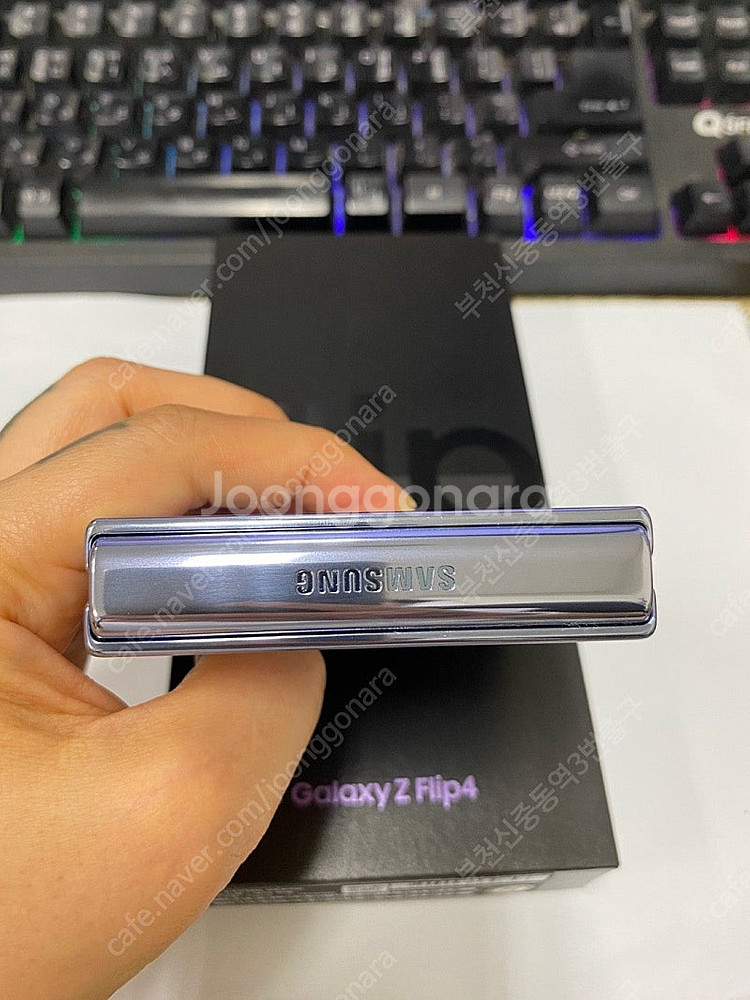 006818 갤럭시Z플립4 블루 SSS급 256GB 무...--6