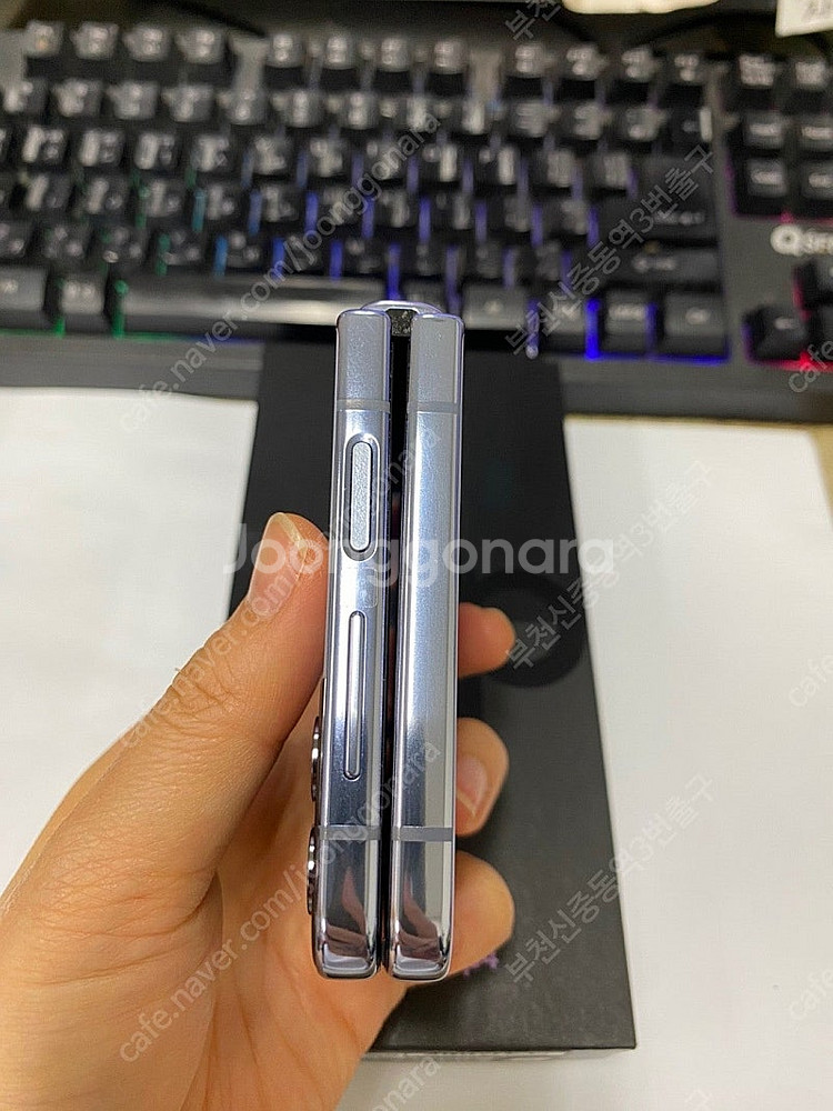 006818 갤럭시Z플립4 블루 SSS급 256GB 무...--8