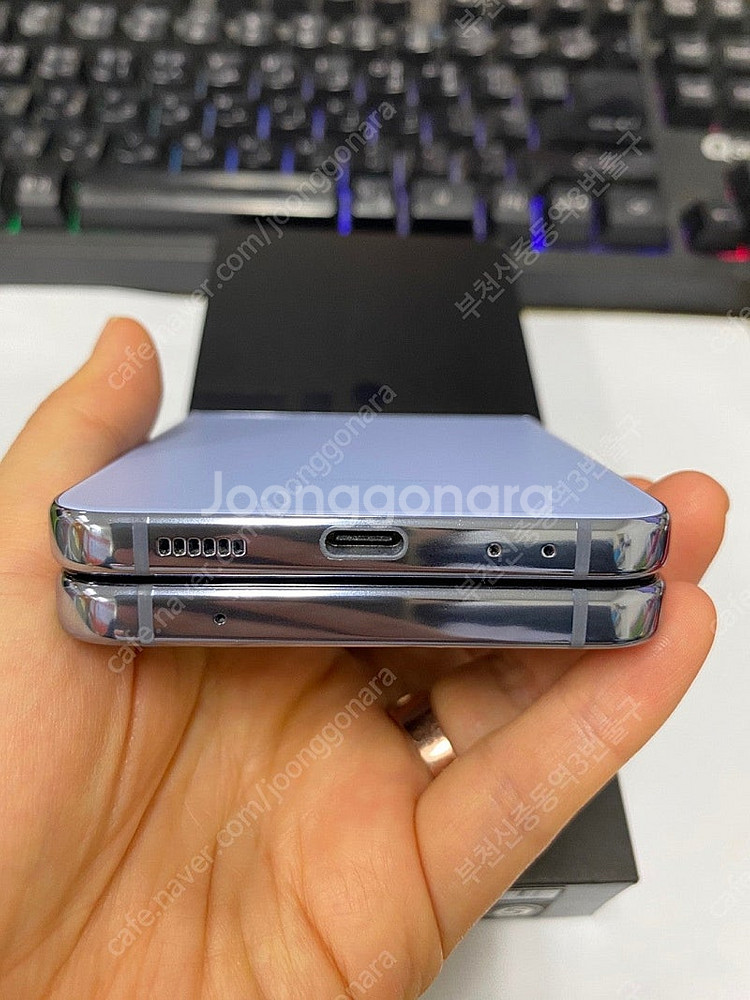 006818 갤럭시Z플립4 블루 SSS급 256GB 무...--9