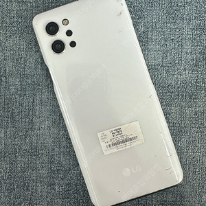 LG Q92 128G 화이트 액정약한 파손 기능정상 3만원 판매해요
