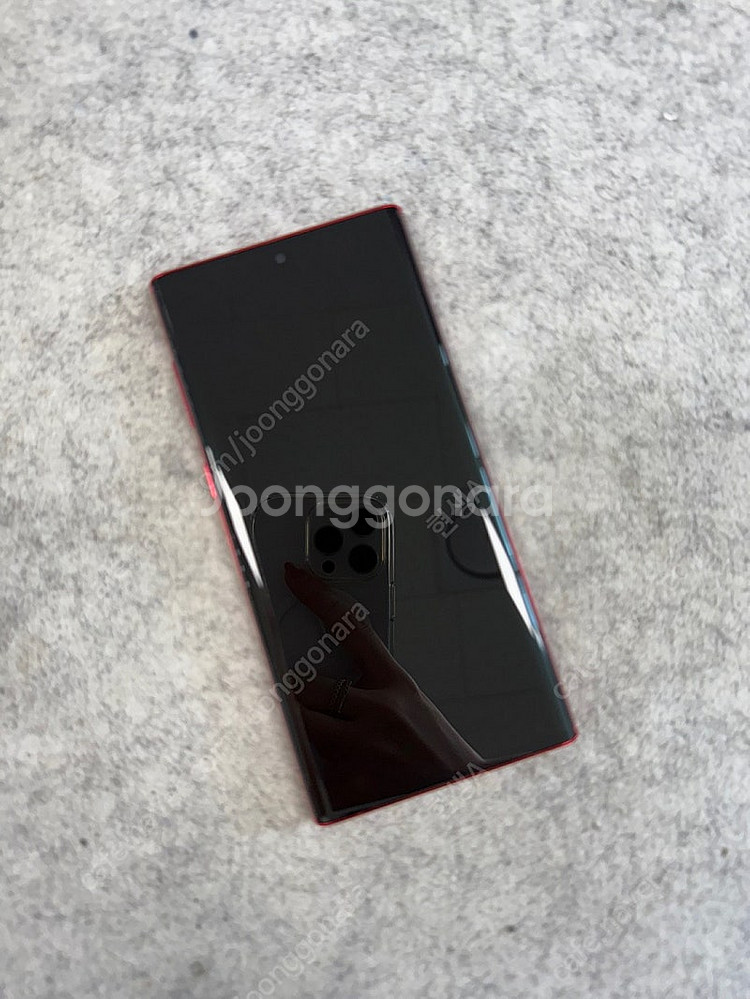 (S급)갤럭시노트10 5G 레드 256G 미파손 깨끗한...--2