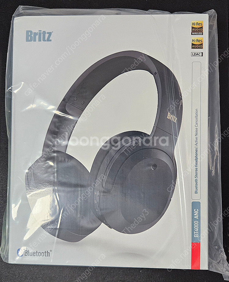 브리츠 노이즈캔슬링 블루투스 헤드셋 BT4000 ANC...--0