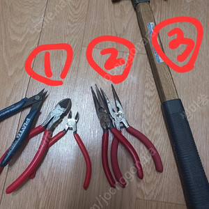 망치 니퍼 플라이어 롱노우즈