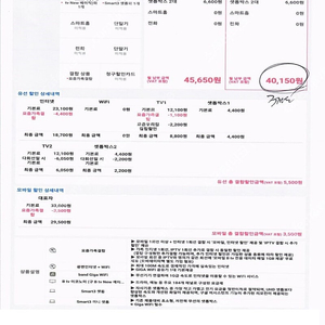 SK인터넷 브로드밴드 인터넷+TV 2대 1년약정 양도 승계