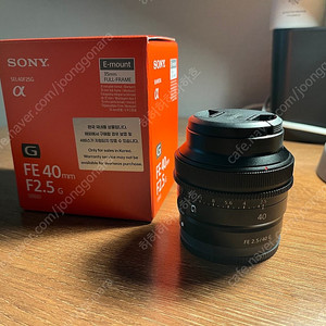 소니 FE 40mm F2.5 G 렌즈 (sel40f25g / 40g)