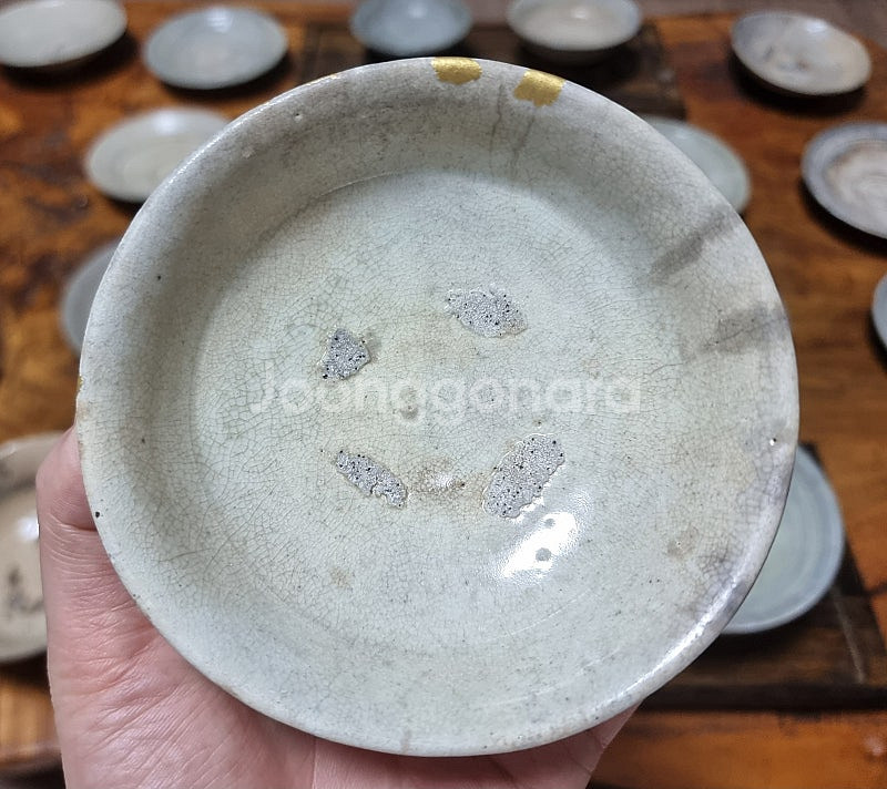 대구 골동품 조선초기 김해백자 찻잔--2