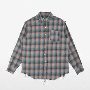 그레일즈 Distressed 체크 셔츠 미개봉 새상품 양도