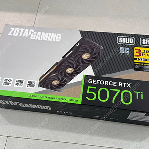 ZOTAC GAMING 지포스 RTX 5070 TI SOLID SFF OC 16GB