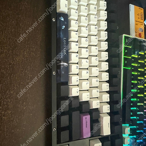 곤님 커스텀 키보드 NERD TKL 팝니다. (청축)