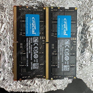 Crucial 마이크론 DDR5 5600 16g 2개 32g 노트북 메모리
