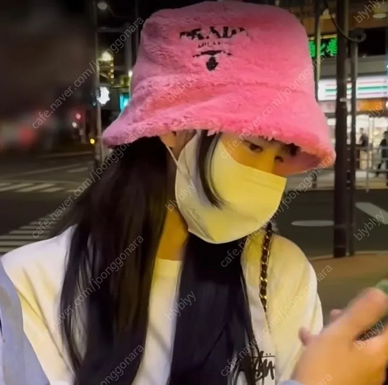 프라다 테리 버킷햇 M 하늘색 이미지