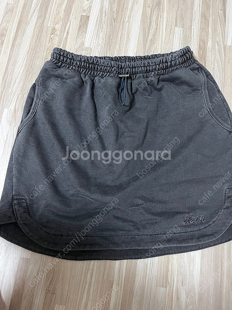 잇존어패럴-SSK01 레깅스치마(S)블랙페이드--0