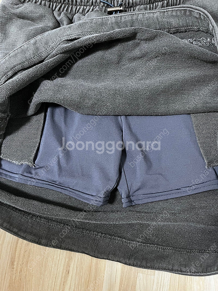 잇존어패럴-SSK01 레깅스치마(S)블랙페이드--1