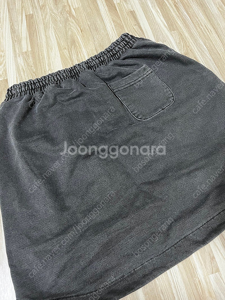 잇존어패럴-SSK01 레깅스치마(S)블랙페이드--2