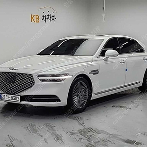흰색 제네시스 G90 중고 제네시스 중고 3.8 GDI AWD 럭셔리 실매물인증중고차 51,971 km