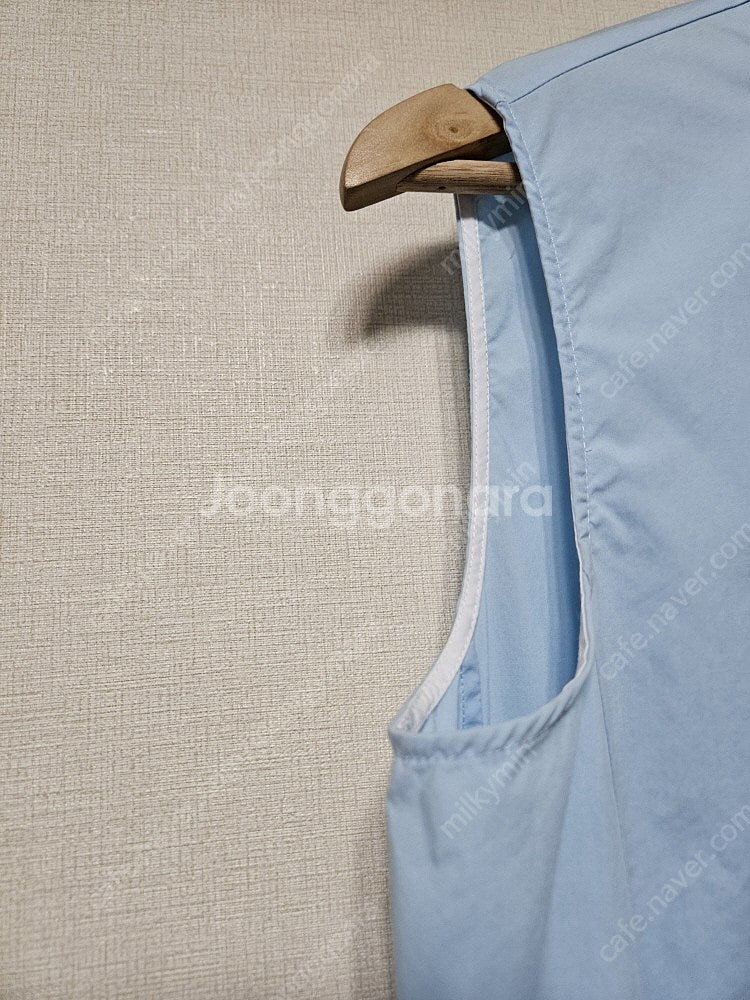 코스 COS 슬리브리스 코튼 원피스 55사이즈--4