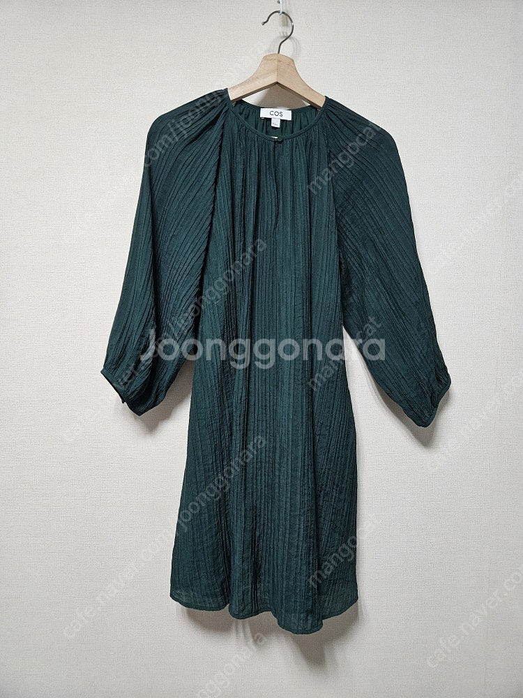 코스 COS 퍼프 슬리브 원피스 44~55사이즈--5